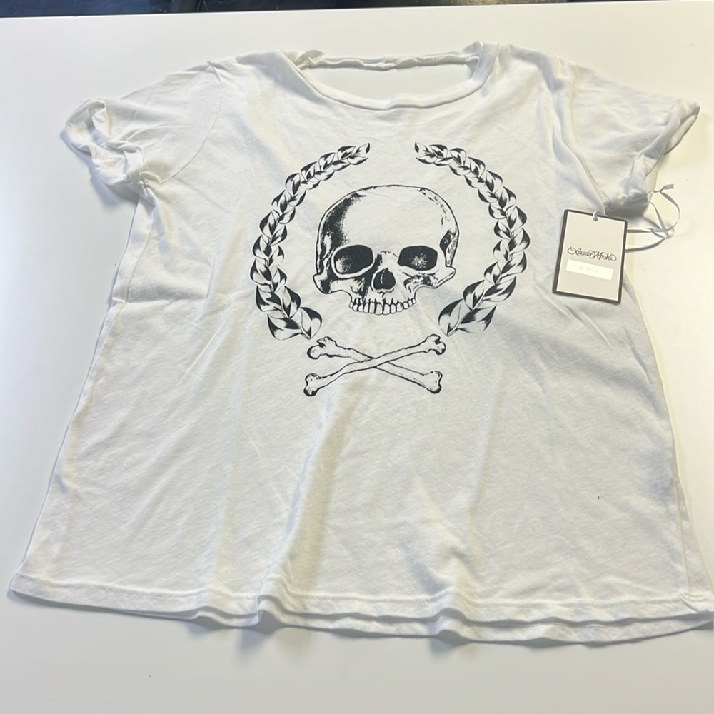 Lauren Moshi Skull Tee